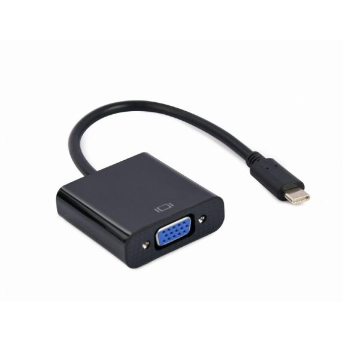 Adaptador USB C a VGA GEMBIRD A-CM-VGAF-01 Adaptador USB C a VGA GEMBIRD A-CM-VGAF-01