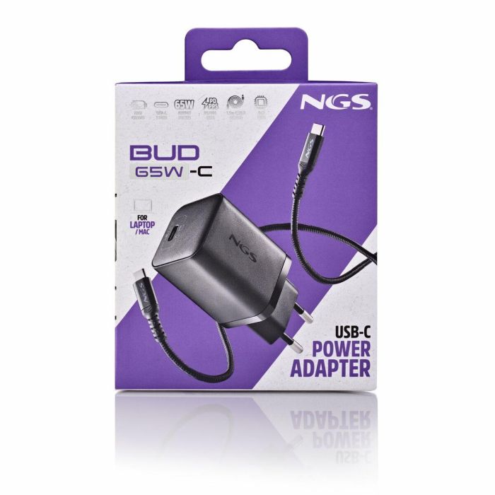 Cargador de Pared NGS NGS Bud 65 W 5 Cargador de Pared NGS NGS Bud 65 W 5