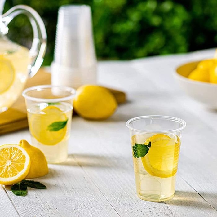 Algon Set de 50 Vasos Transparente de 220 ml (18 Unidades) 5