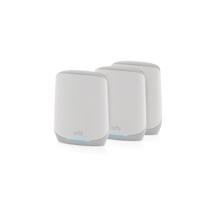NETGEAR Orbi RBK763S Sistema de malla Tribanda Wi-Fi 6 (802.11ax) Blanco con 3 Unidades Cobertura 525 m² 0 NETGEAR Orbi RBK763S Sistema de malla Tribanda Wi-Fi 6 (802.11ax) Blanco con 3 Unidades Cobertura 525 m² 0