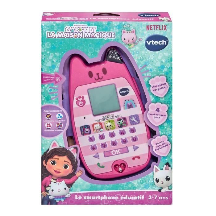 VTECH GABBY Y LA CASA MÁGICA - EL SMARTPHONE EDUCATIVO 3 VTECH GABBY Y LA CASA MÁGICA - EL SMARTPHONE EDUCATIVO 3