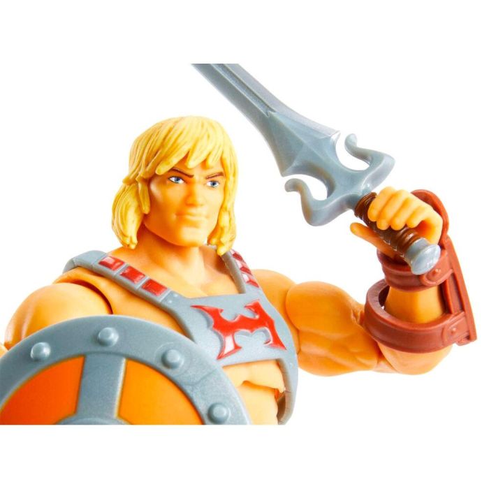 Mattel Figura Masters Of The Universe He-Man, Colección Netflix, PVC 18 cm con Arma y Efecto Power Attack 3 Mattel Figura Masters Of The Universe He-Man, Colección Netflix, PVC 18 cm con Arma y Efecto Power Attack 3