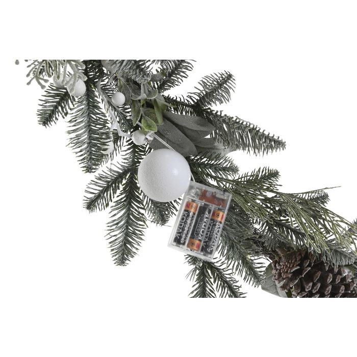 Guirnalda Navidad Alpina DKD Home Decor Verde Blanco 13 x 152 x 25 cm (2 Unidades) 4