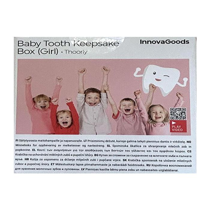 Caja de Recuerdos para Bebé Thooy InnovaGoods Niña 2 Caja de Recuerdos para Bebé Thooy InnovaGoods Niña 2