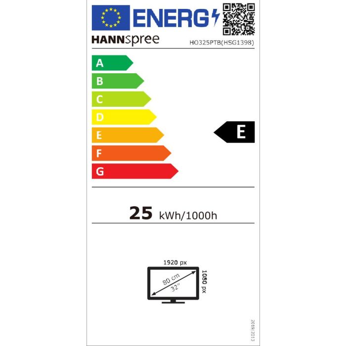 Hannspree HO325PTB Monitor Táctil 32 Pulgadas (80 cm) Full HD LED 1920x1080 HDMI DP Negro 7