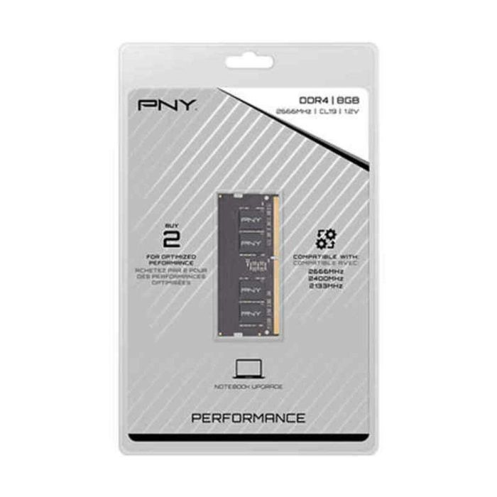 Memoria RAM PNY MN8GSD42666 8 GB DDR4 CL19 SODIMM 8 GB DDR4 2666 MHz CL19 1