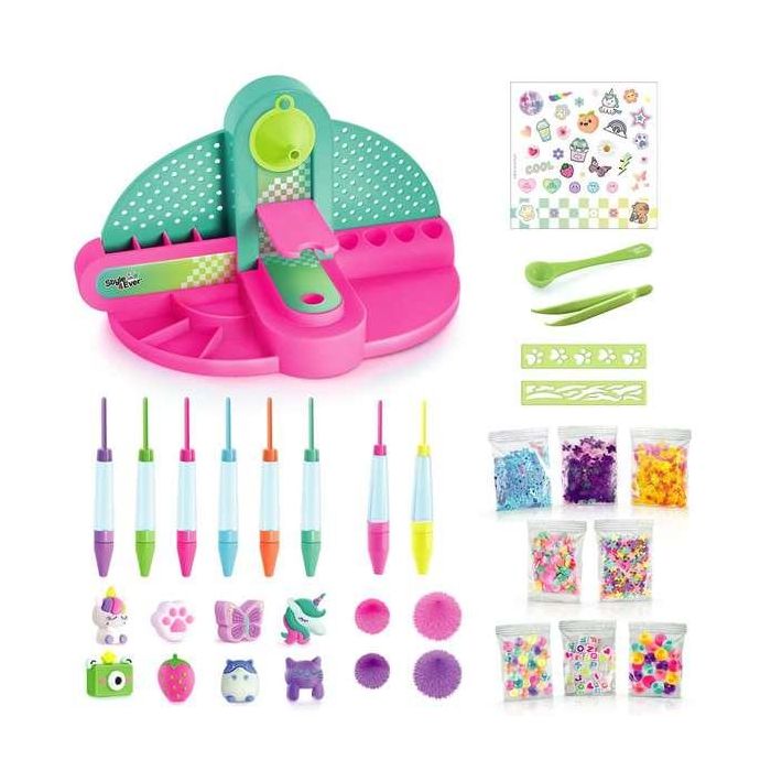 Canal Toys Juego Fábrica de Bolígrafos y Subrayadores DIY, Kit de Manualidades para Crear Tu Propia Papelería, Incluye Adornos, 34x31x7cm