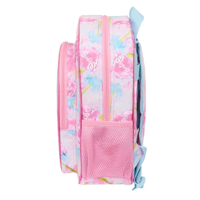 Mochila Escolar Barbie Painterly Rosa Azul cielo 26 x 34 x 11 cm 2