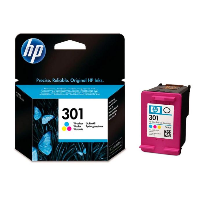 Ink-Jet Hp N.301 Tricolor Deskjet 1050 -2540 -3050 - Envy 4500- 5530 Officejet 26204630 4