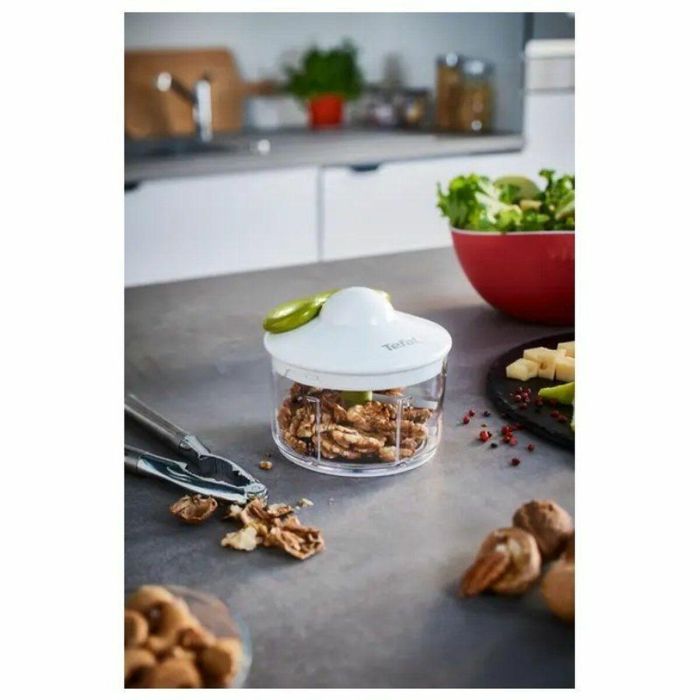 Mini Picadora Manual con Cuerda Tefal K1330404 Blanco Acero Inoxidable Plástico 2
