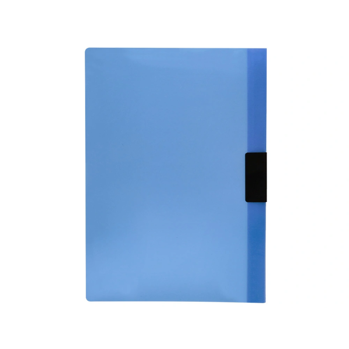 Liderpapel 45302 Carpeta Dossier Pinza Lateral Polipropileno DIN A4 Azul para 30 Hojas con Pinza Deslizante 2