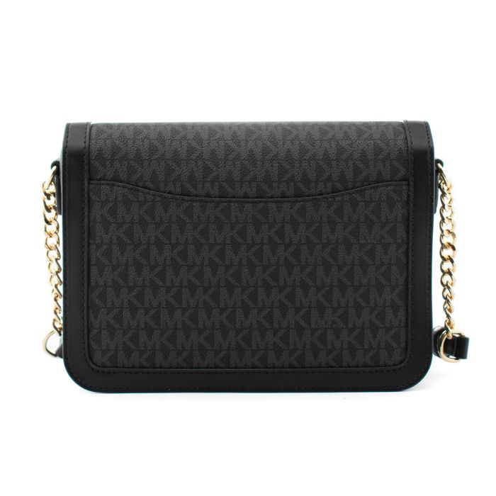 Bolso Bandolera Michael Kors Leida Negro 23 x 16 x 7 cm 2