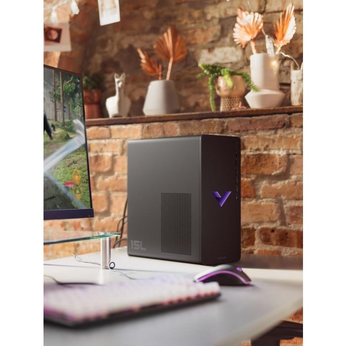 HP Ordenador de Sobremesa Victus 15L Gaming TG02-0130Ns, AMD Ryzen 5 5600G, NVIDIA GeForce GTX 1660, 16GB RAM, SSD 512GB 3