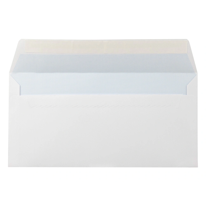 Liderpapel Sobre Blanco Americano n.5 115x225mm Tira de Silicona Open System Caja 500 Unidades 3