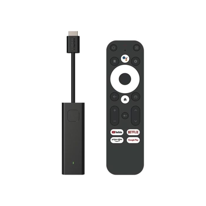 Leotec LEANDTVGC08 Convertidor Smart TV 4K Android 11, Certificado Google/Netflix, 16GB ROM, 2GB RAM, WiFi, Bluetooth, Google Assistant