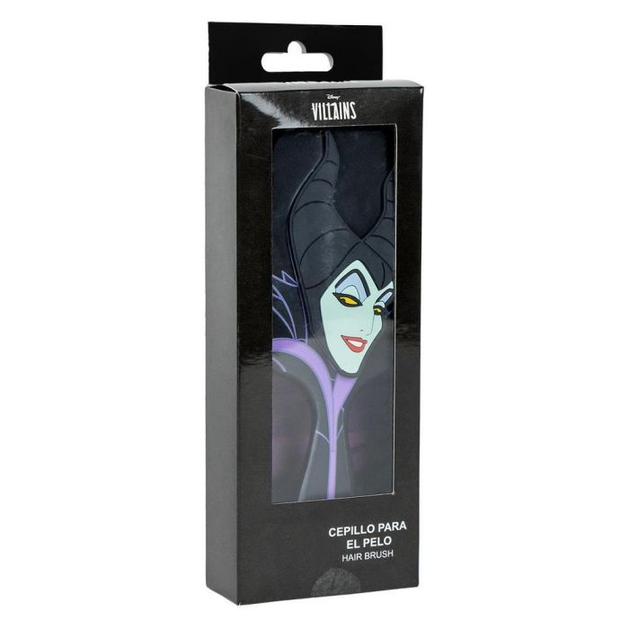 Cerdá Cepillo Pelo Rectangular Diseño Disney Villanas para Niños +3 Años. Color Negro. Medidas: 17x21.6x4cm 2 Cerdá Cepillo Pelo Rectangular Diseño Disney Villanas para Niños +3 Años. Color Negro. Medidas: 17x21.6x4cm 2