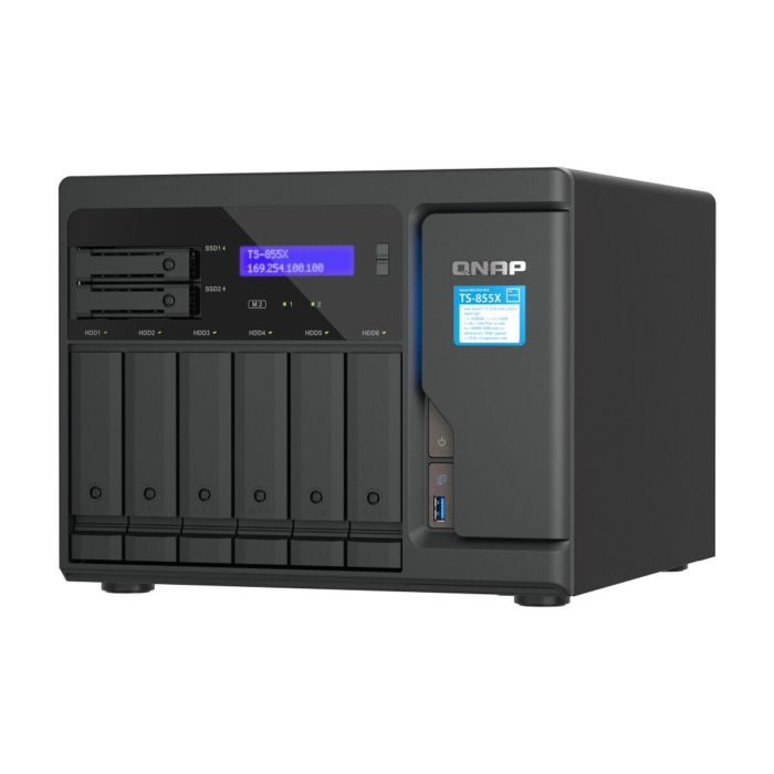 QNAP TS-855X-8G NAS Torre 8 Bahías Intel Atom C5125 8GB DDR4 Ethernet 10GbE 3 QNAP TS-855X-8G NAS Torre 8 Bahías Intel Atom C5125 8GB DDR4 Ethernet 10GbE 3