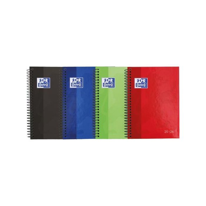 Oxford Agenda Escolar Espiral 4º Sv T-Extradura C-Surtidos 2025-2026, Nude Azul, Quicknotes®, WRITE&ERASE, Compatible con SCRIBZEE® Oxford Agenda Escolar Espiral 4º Sv T-Extradura C-Surtidos 2025-2026, Nude Azul, Quicknotes®, WRITE&ERASE, Compatible con SCRIBZEE®