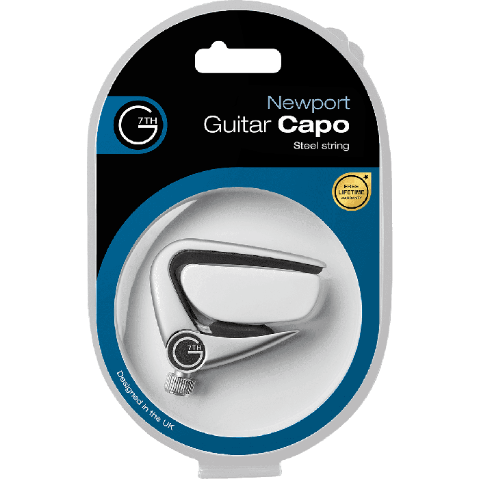 Cejilla Para Acústica 6 Cuerdas - Plateada 2