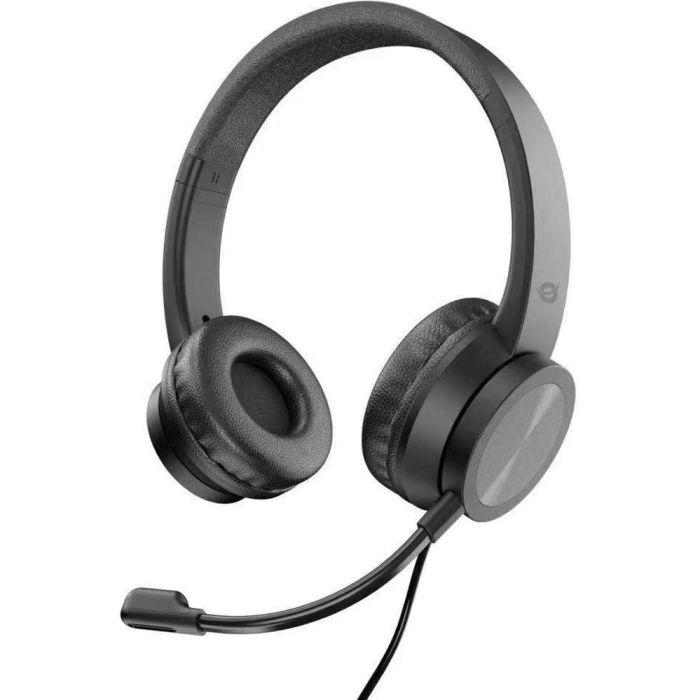 Conceptronic POLONA05B Headset USB-A con Micrófono Estéreo Diadema Negro 2m para Llamadas y Música 4