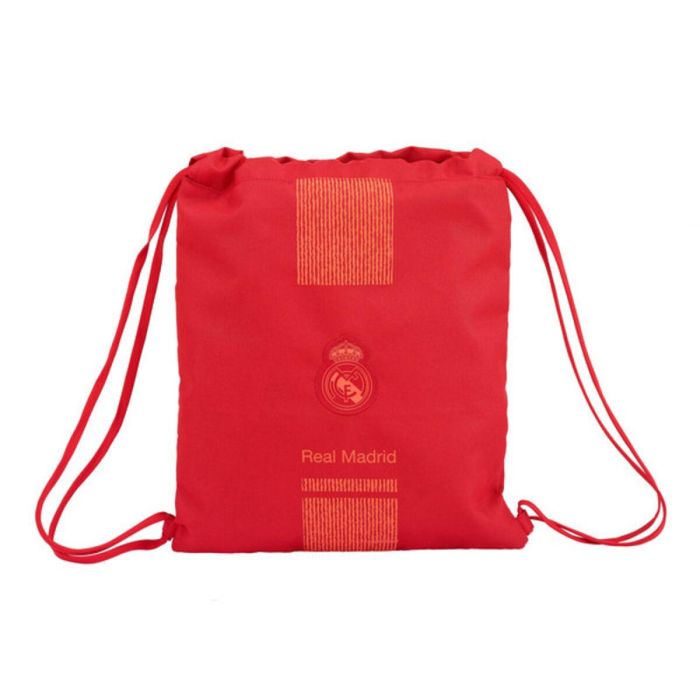 Bolsa Mochila con Cuerdas Real Madrid C.F. Rojo Bolsa Mochila con Cuerdas Real Madrid C.F. Rojo