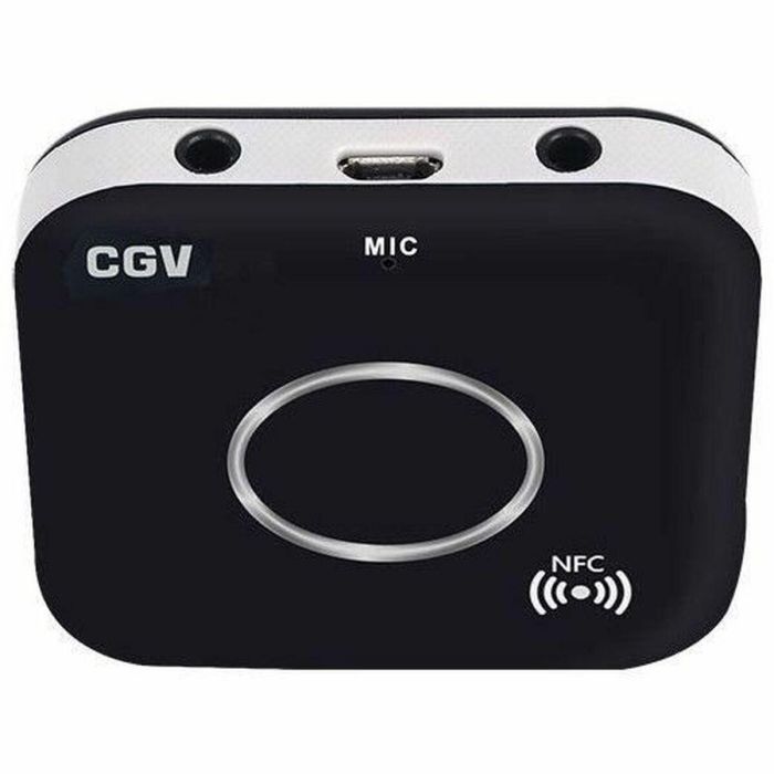 CGV 50903 MyBTplayer 1.0 Receptor Bluetooth con NFC y función de kit manos libres, 2 salidas de jack de 3,5 mm - Negro 2