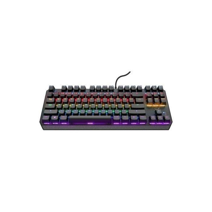 Trust Gaming 24407 Teclado Gaming Mecánico GXT 834 Callaz TKL Compacto, Interruptores Outemu Red, Iluminación RGB Arcoíris, Antighosting 1 Trust Gaming 24407 Teclado Gaming Mecánico GXT 834 Callaz TKL Compacto, Interruptores Outemu Red, Iluminación RGB Arcoíris, Antighosting 1