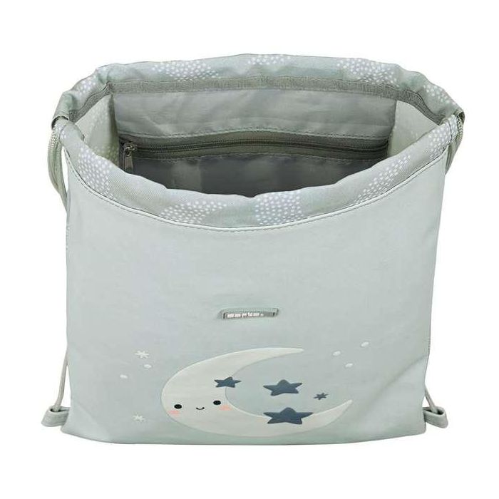 Bolsa Mochila con Cuerdas Safta Luna Gris 26 x 34 x 1 cm 3 Bolsa Mochila con Cuerdas Safta Luna Gris 26 x 34 x 1 cm 3