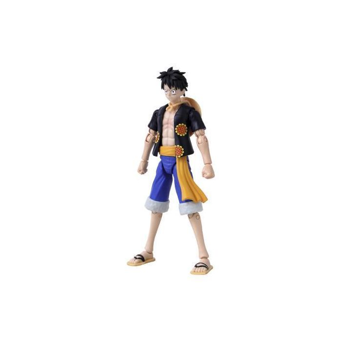 Bandai Figura One Piece Anime Heroes Luffy Dressrosa - 17cm, 17 puntos de articulación 0 Bandai Figura One Piece Anime Heroes Luffy Dressrosa - 17cm, 17 puntos de articulación 0