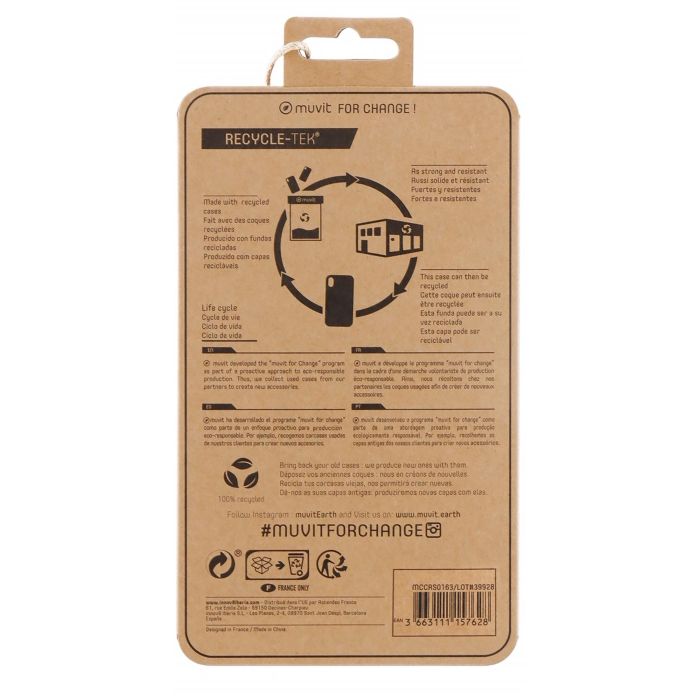 Muvit Funda Recycletek para Apple iPhone 13 - Ecológica y Reciclable 3 Muvit Funda Recycletek para Apple iPhone 13 - Ecológica y Reciclable 3