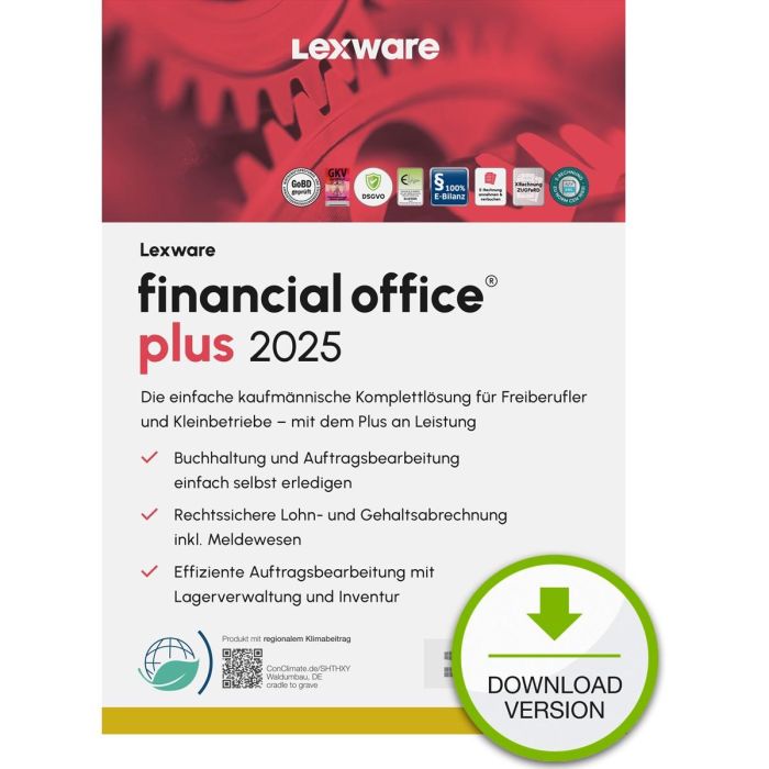 Lexware Financial Office Plus 2025 - Licencia ESD para 1 Dispositivo