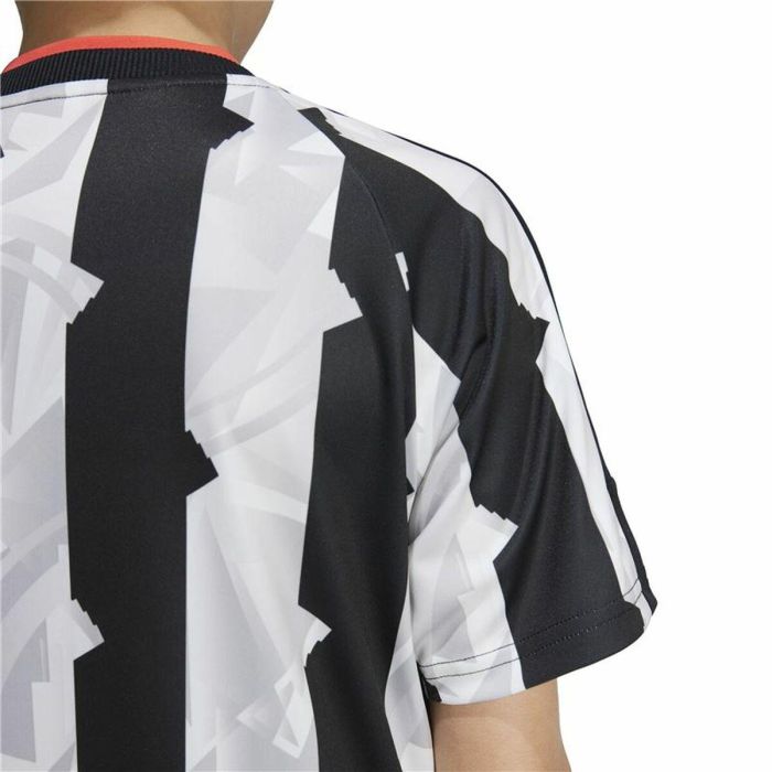 Camiseta de Manga Corta Niño Adidas Tiro Blanco Negro