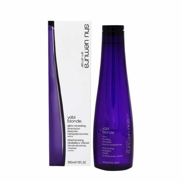 Shu Uemura YUBI BLONDE Champú de Brillo y Luminosidad para Cabello Rubio o Teñido con Peonía Blanca Japonesa 300 ml
