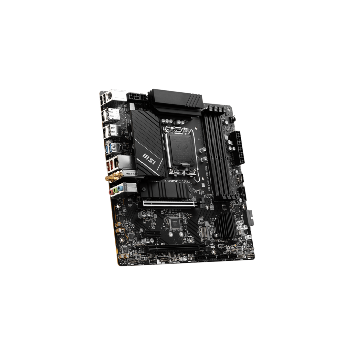 MSI PRO B760M-A WiFi DDR4 Placa Base Intel B760 LGA 1700 Micro ATX DDR4 3 MSI PRO B760M-A WiFi DDR4 Placa Base Intel B760 LGA 1700 Micro ATX DDR4 3