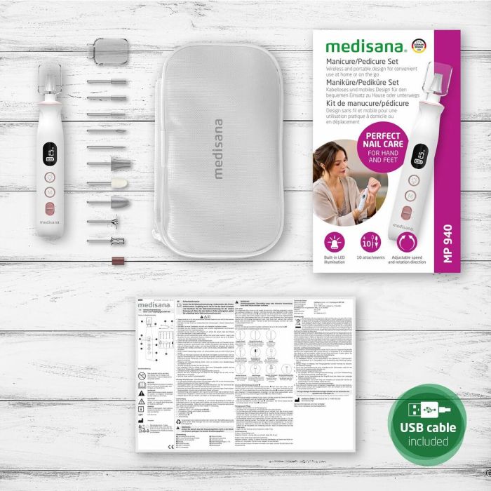 Set de Manicura Medisana 85157 Blanco 2 Set de Manicura Medisana 85157 Blanco 2