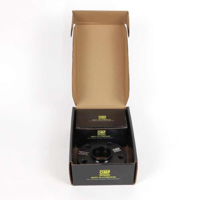 Omp Speed Separadores de Ruedas 15mm 5x108 CB 58.1 Tornillo M12x1.25 Conico+14x1.5 Conico OMPS08471501 Aluminio Negro 1