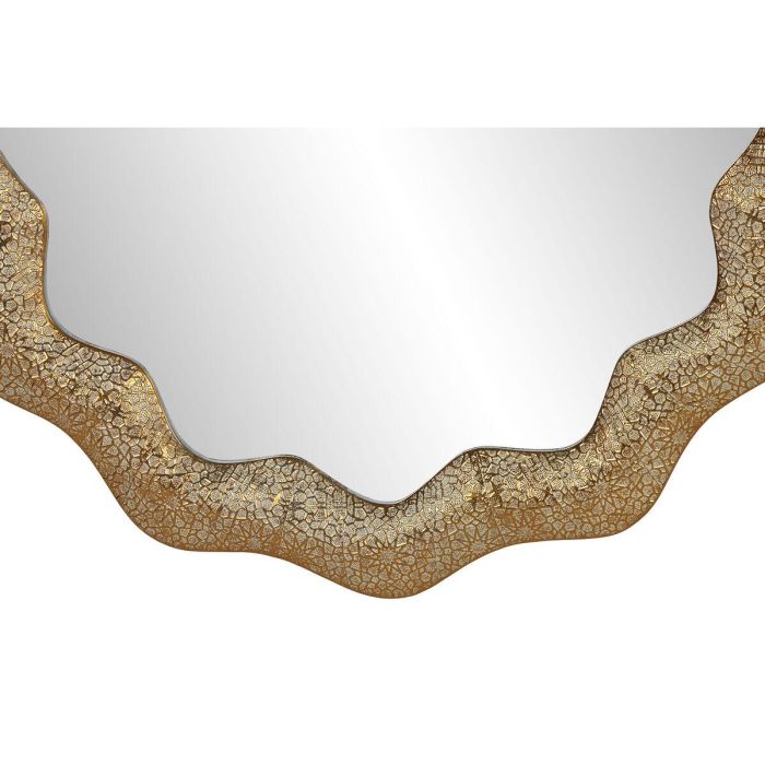 Espejo de pared Home ESPRIT Dorado Árabe 81 x 3,5 x 81 cm 2