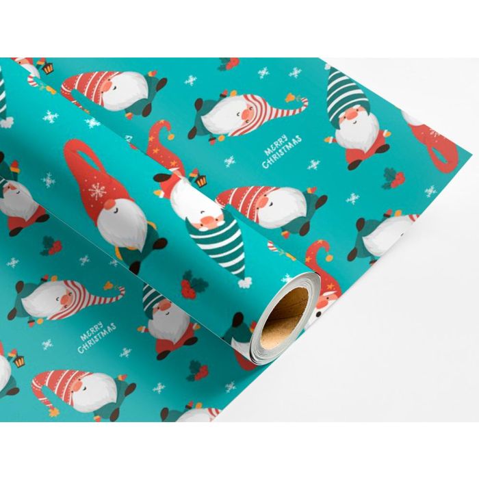 Papel De Regalo Liderpapel Navidad Rollo Ancho 70 cm Longitud 2 Mt Gramaje 60 gr Diseños Surtidos C-2024 50 unidades 11