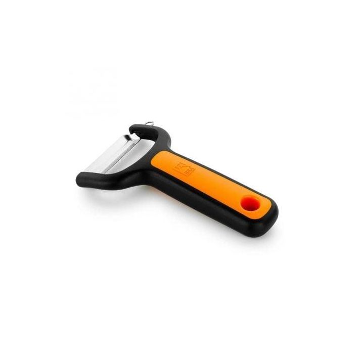 Bra A195013 Pelador Liso en Y Efficient de Acero Inoxidable para Frutas y Verduras Largas - Corte Extrafino 1 Bra A195013 Pelador Liso en Y Efficient de Acero Inoxidable para Frutas y Verduras Largas - Corte Extrafino 1