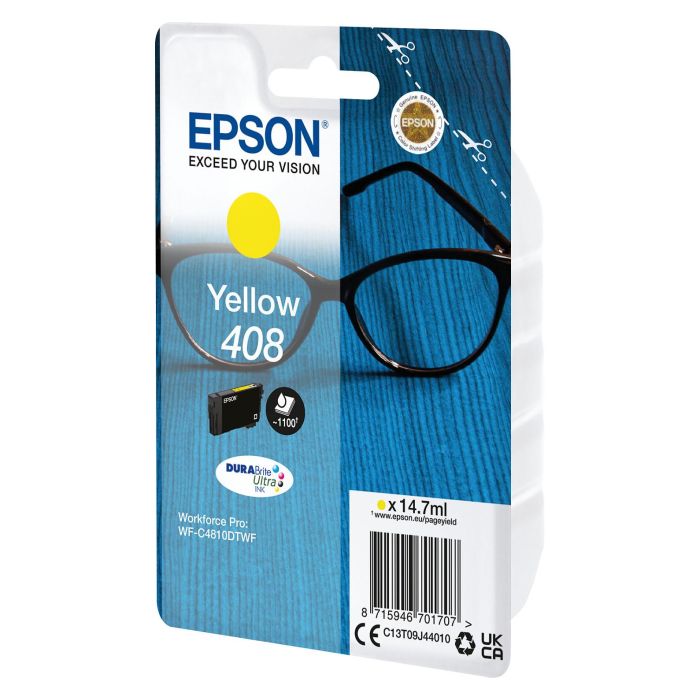 EPSON tinta Amarilllo Singlepack 408 DURABrite Ultra Ink