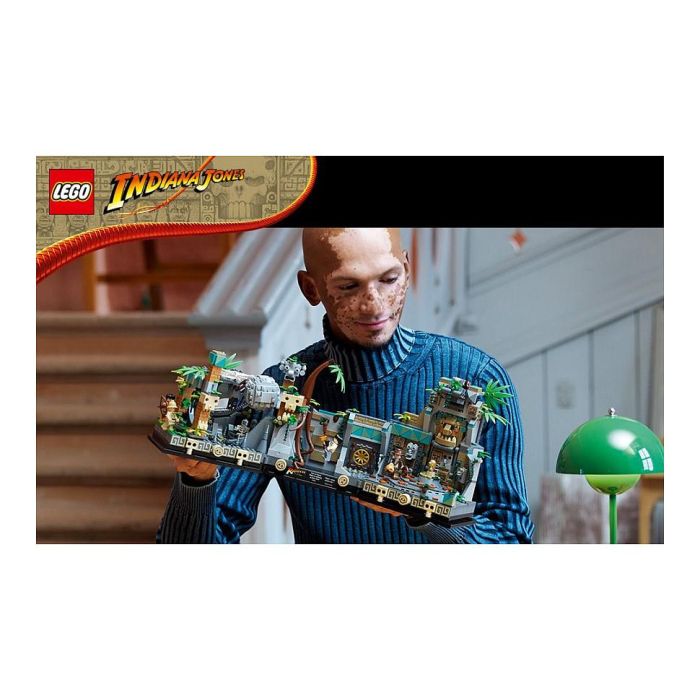 LEGO Indiana Jones 77015 Templo del Ídolo Dorado - Set de Construcción de 1545 Piezas para Adultos 18+
