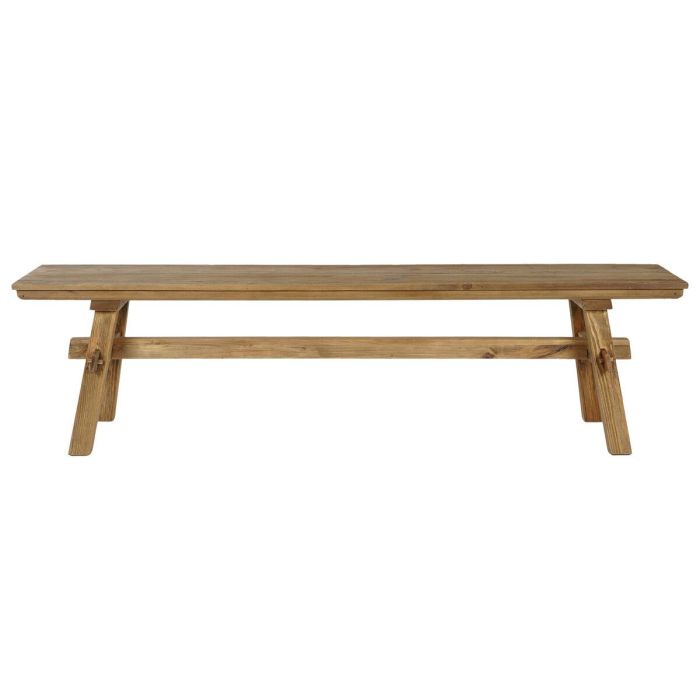 Banqueta Home ESPRIT Marrón Madera de pino 180 x 35 x 47 cm 1