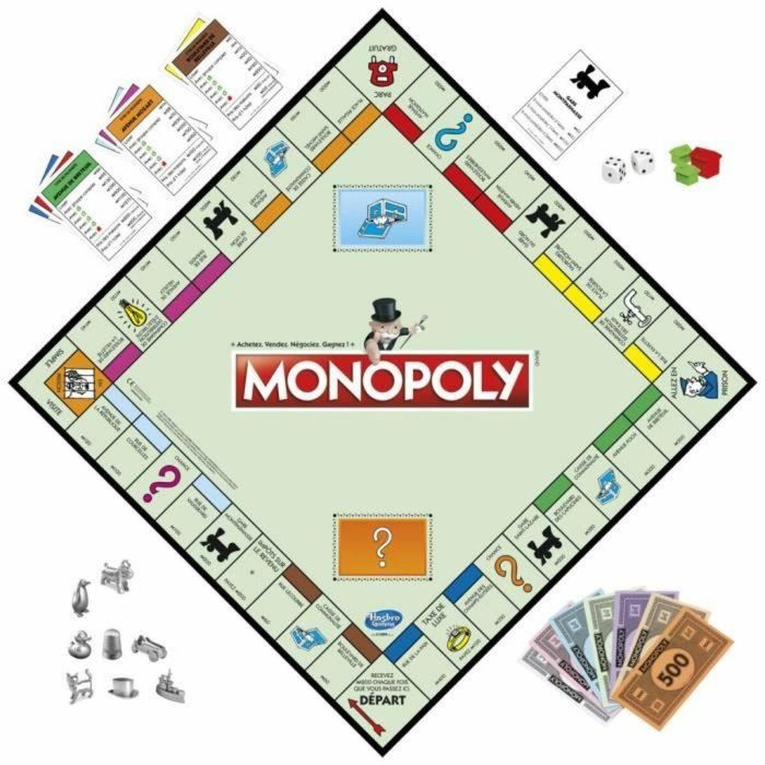 Monopoly clásico - Juego para familia y niños - 2 a 6 jugadores - 8 años 4 Monopoly clásico - Juego para familia y niños - 2 a 6 jugadores - 8 años 4