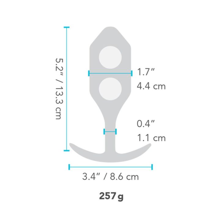 Plug Anal B-Vibe 4 Azul Azul marino 5 Plug Anal B-Vibe 4 Azul Azul marino 5