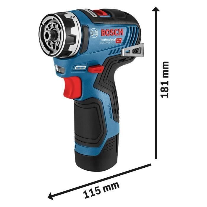 Bosch Professional Taladro inalámbrico 12V 35 Nm sin batería ni cargador en L-Boxx 102-GSR 12V-35 FC 1