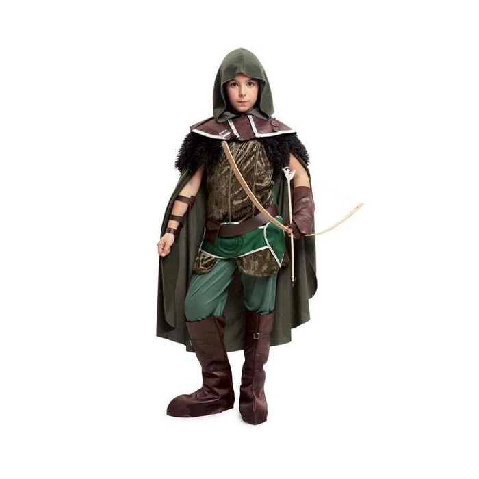 My Other Me Disfraz Archer Talla XS (Camiseta, Cinturones, Capa, Capucha, Pantalones, Gorjal, Cubre Botas, Mitón, Muñequera) 0 My Other Me Disfraz Archer Talla XS (Camiseta, Cinturones, Capa, Capucha, Pantalones, Gorjal, Cubre Botas, Mitón, Muñequera) 0