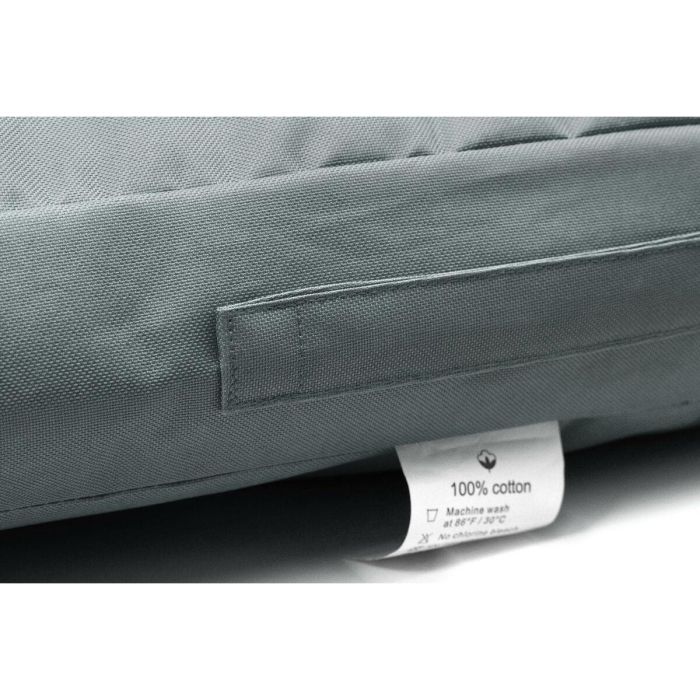Gloria Colchón Conil Rectangular Gris 104x65 cm - Resistente al Agua, Desenfundable, Lavable, Relleno Silicona Reciclada 2 Gloria Colchón Conil Rectangular Gris 104x65 cm - Resistente al Agua, Desenfundable, Lavable, Relleno Silicona Reciclada 2