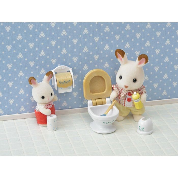 Sylvanian Families 5286 Baño Set para Amueblar el Baño Accesorios para Muñecas 3