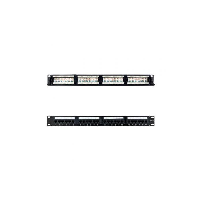 Nano Cable Patch Panel 10.21.4124 24 Puertos Cat.6A UTP Altura 1U