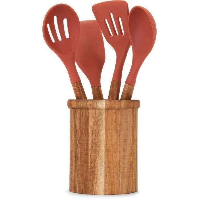 Set de Utensilios para Cocina Livoo MES153 Naranja 5 Piezas 0 Set de Utensilios para Cocina Livoo MES153 Naranja 5 Piezas 0